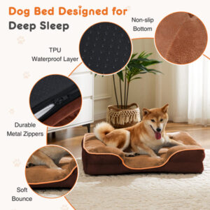 13177292-121c-474b-a5aa-e19ab3ddc4a4 Pawease Orthopedic Dog Bed