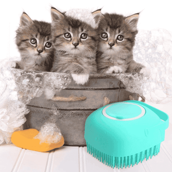 SudzyFur Silicone Grooming Scrubber