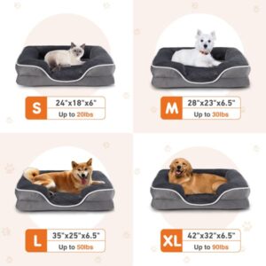 22fa6c27-c0a6-4dc5-82fe-15d445b0b05d Pawease Orthopedic Dog Bed