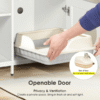 PurrLuxe Hideaway Cat Litter Box Enclosure