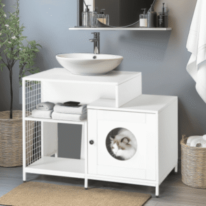 8b26d60a-3039-4590-834d-c07715673530-3.png PurrLuxe Hideaway Cat Litter Box Enclosure