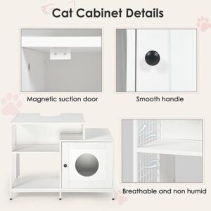Cat-Litter-Box-Enclosure-for-Bathroom-Hidden-Litter-Pet-Washroom-with-Divider-Indoor-Cat-House-for-Large-Cats-1-3.jpg PurrLuxe Hideaway Cat Litter Box Enclosure