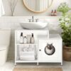 PurrLuxe Hideaway Cat Litter Box Enclosure