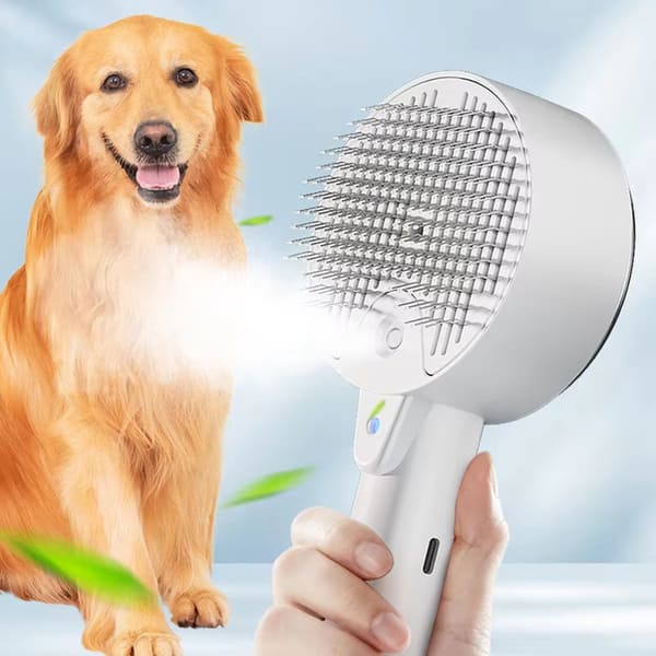 MistGroom Pet Steam Brush