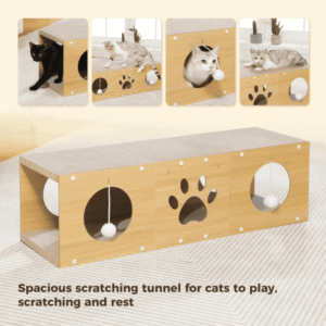 Cat toy 1 MeowMaze Cat Tunnel & Scratcher Combo