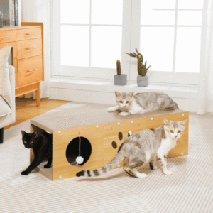 Cat toy 2 MeowMaze Cat Tunnel & Scratcher Combo