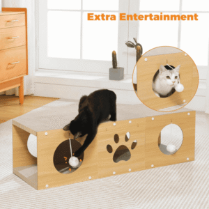 Cat toy 4 MeowMaze Cat Tunnel & Scratcher Combo